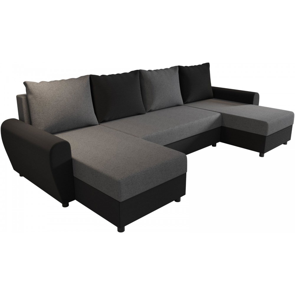 Γωνιακός καναπές Figar U-Gkri-Mauro