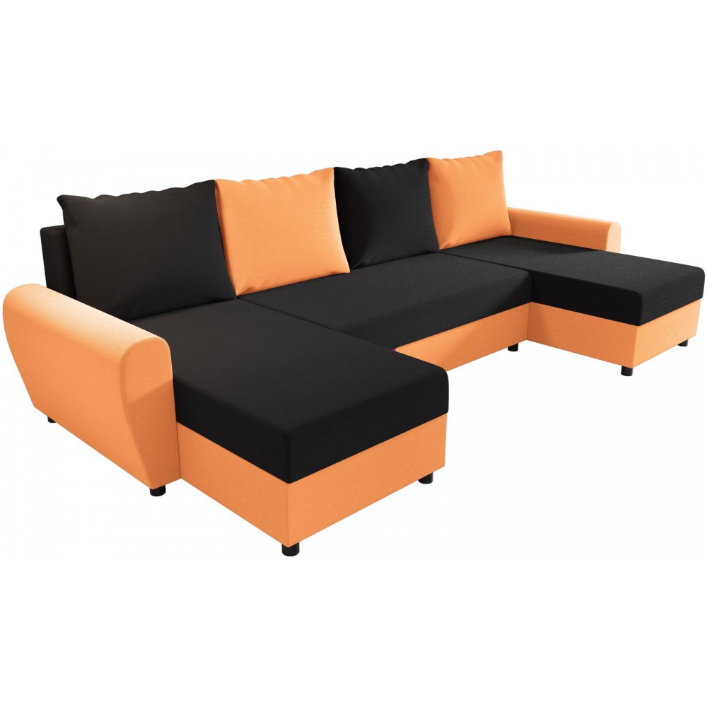 Γωνιακός καναπές Figar U-Mauro - Portokali