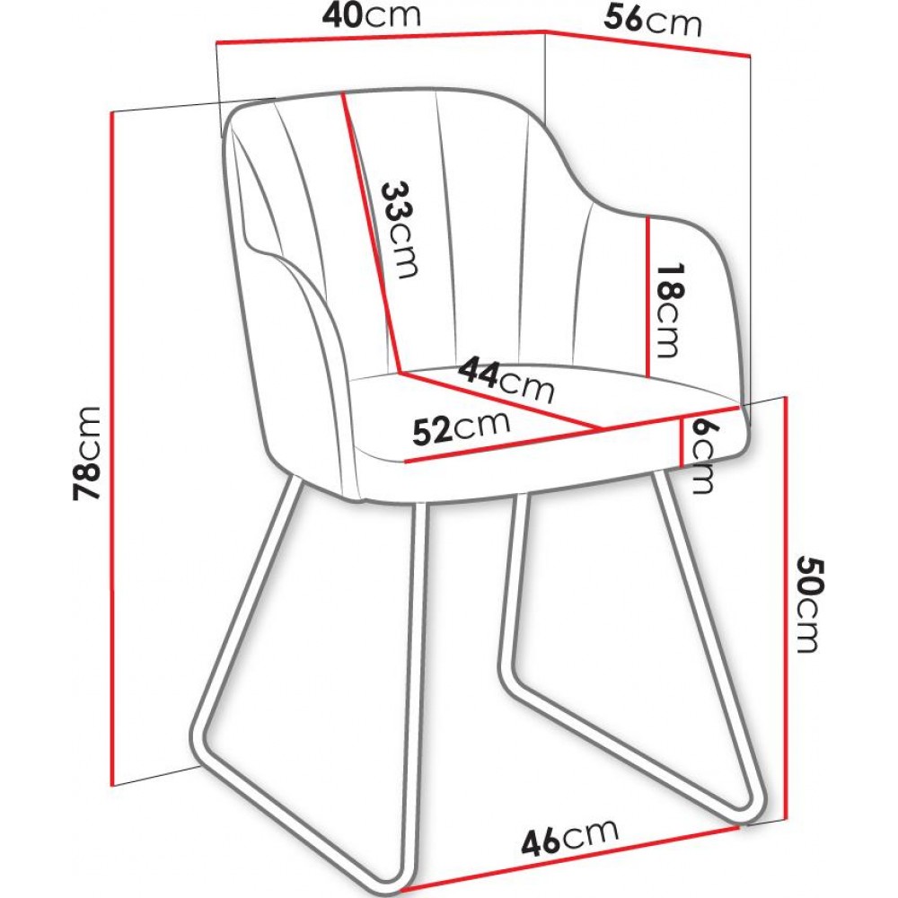 Καρέκλα SM101-Gkri