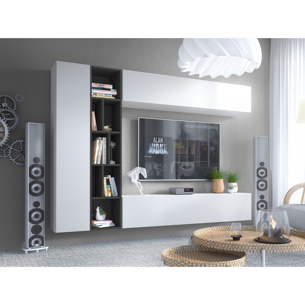 Σύνθετο σαλονιού Kodita-Leuko-Grafitis