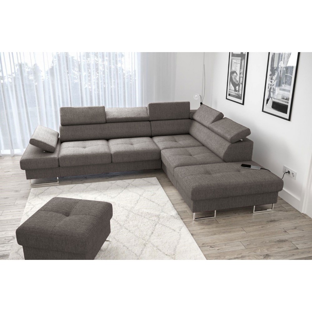 Γωνιακός καναπές Gelito-Gkri-Δεξιά