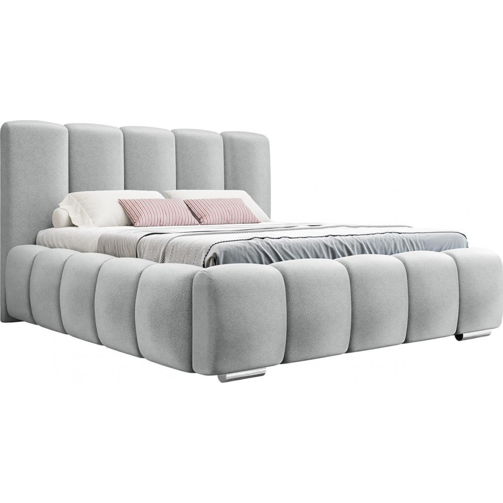 Επενδυμένο κρεβάτι Wizko-Gkri-180 x 200