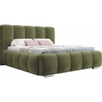 Επενδυμένο κρεβάτι Wizko-Prasino-180 x 200