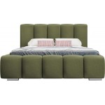 Επενδυμένο κρεβάτι Wizko-Prasino-180 x 200