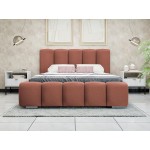 Επενδυμένο κρεβάτι Wizko-Keramidi-140 x 200