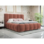 Επενδυμένο κρεβάτι Wizko-Keramidi-140 x 200