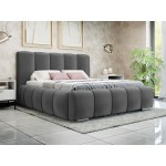 Επενδυμένο κρεβάτι Wizko-Anthraki-160 x 200