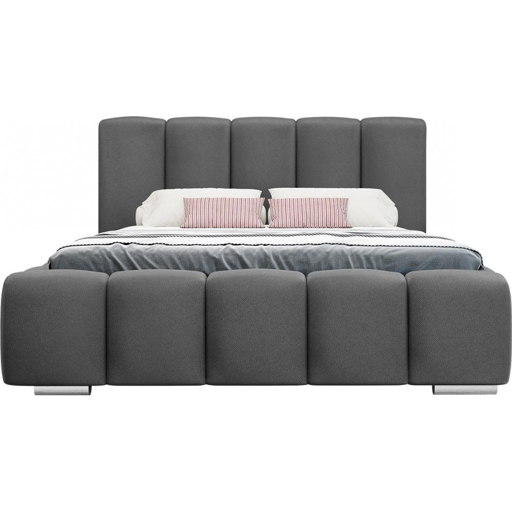 Επενδυμένο κρεβάτι Wizko-Anthraki-160 x 200