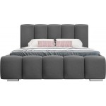 Επενδυμένο κρεβάτι Wizko-Anthraki-160 x 200