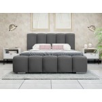 Επενδυμένο κρεβάτι Wizko-Anthraki-180 x 200