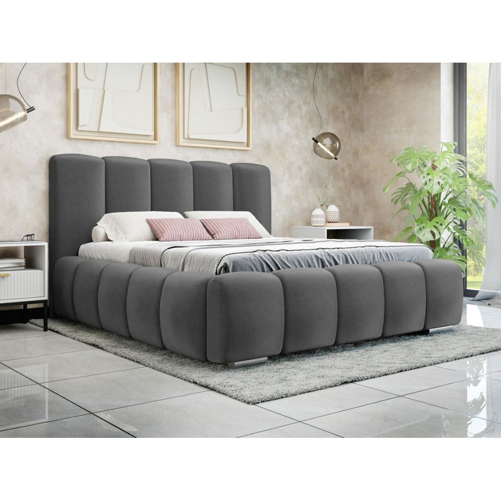 Επενδυμένο κρεβάτι Wizko-Anthraki-180 x 200