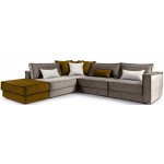 Γωνιακός καναπές Bella-Mpez Anoixto