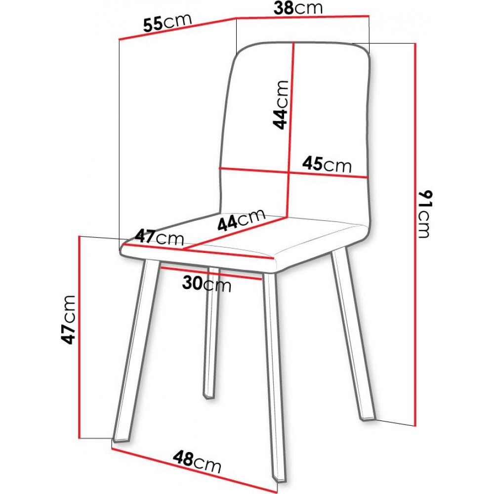 Καρέκλα Luke-Ekrou