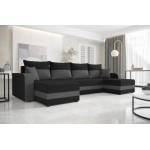 Γωνιακός καναπές Dennis U-Mauro - Gkri skouro