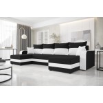 Γωνιακός καναπές Dennis U-Gkri Skouro