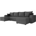 Γωνιακός καναπές Dennis U-Gkri Skouro