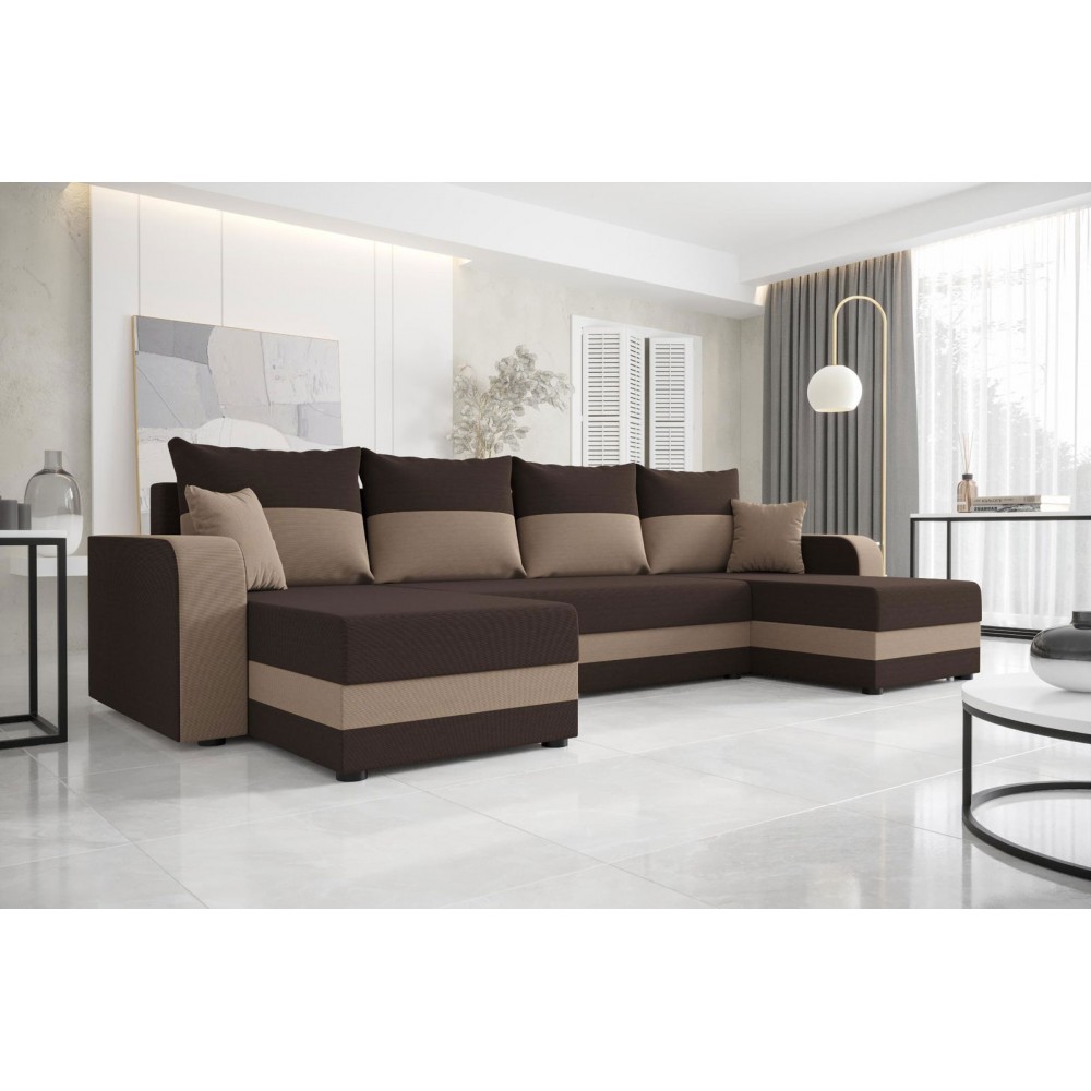 Γωνιακός καναπές Dennis U-Kafe-Mpez