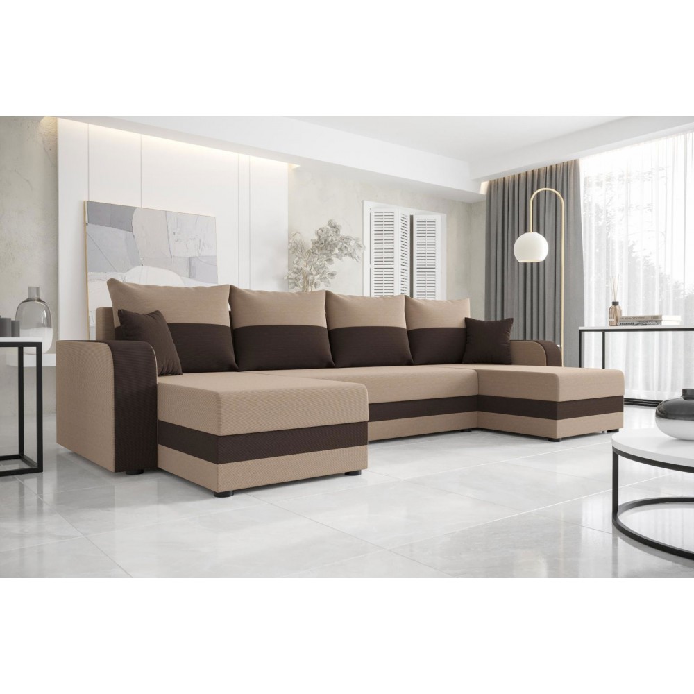 Γωνιακός καναπές Dennis U-Mpez-kafe