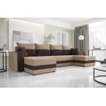 Γωνιακός καναπές Dennis U-Mpez-kafe