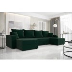 Γωνιακός καναπές Dennis U-Prasino