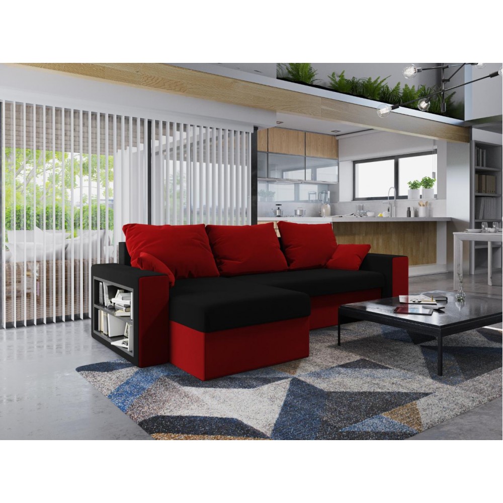 Γωνιακός καναπές Kern-Kokkino-Mauro