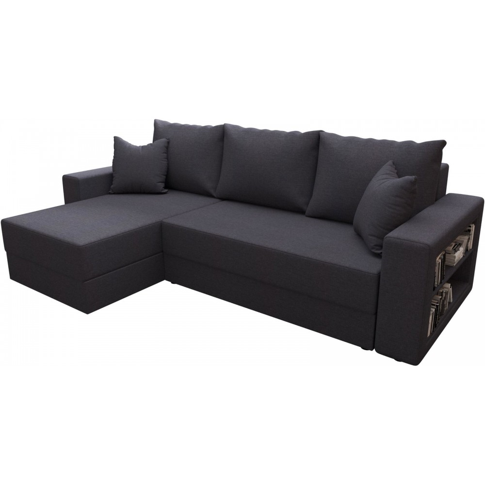 Γωνιακός καναπές Kern-Gkri Skouro