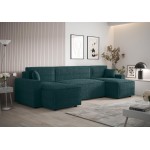 Γωνιακός καναπές Sengo-Petrol