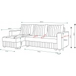 Γωνιακός καναπές Retiro-Mpez