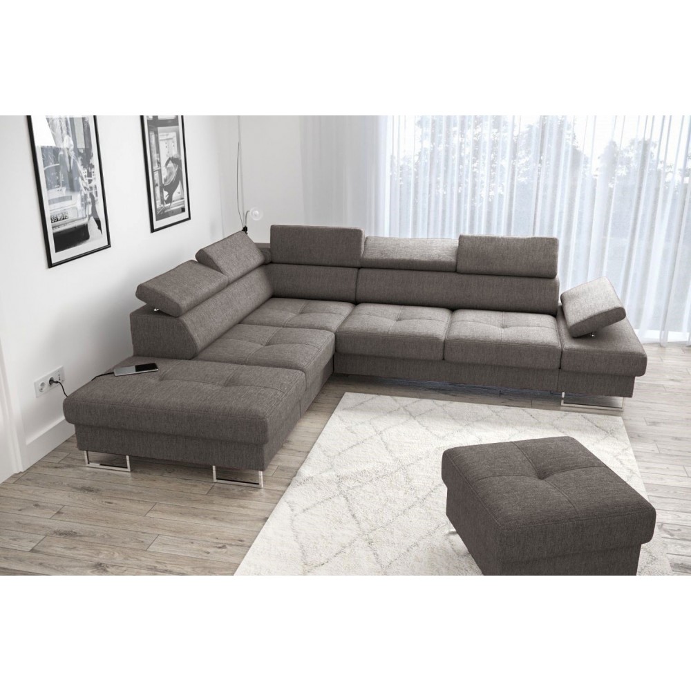 Γωνιακός καναπές Gelito-Gkri-Αριστερή