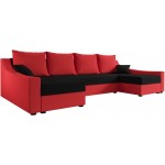 Γωνιακός καναπές Brook U-Kokkino-Mauro