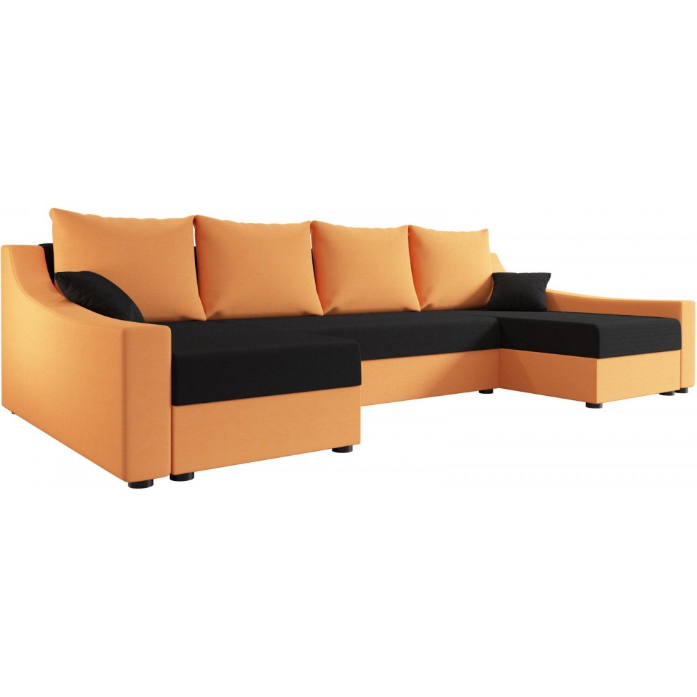 Γωνιακός καναπές Brook U-Portokali-Mauro