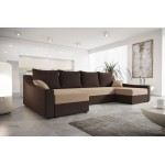 Γωνιακός καναπές Brook U-Kafe-Ekrou