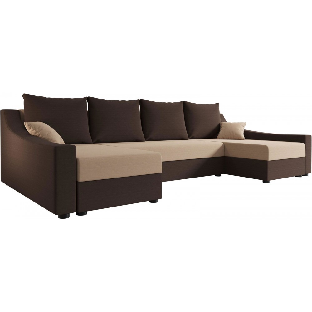 Γωνιακός καναπές Brook U-Kafe-Ekrou