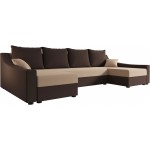 Γωνιακός καναπές Brook U-Kafe-Ekrou