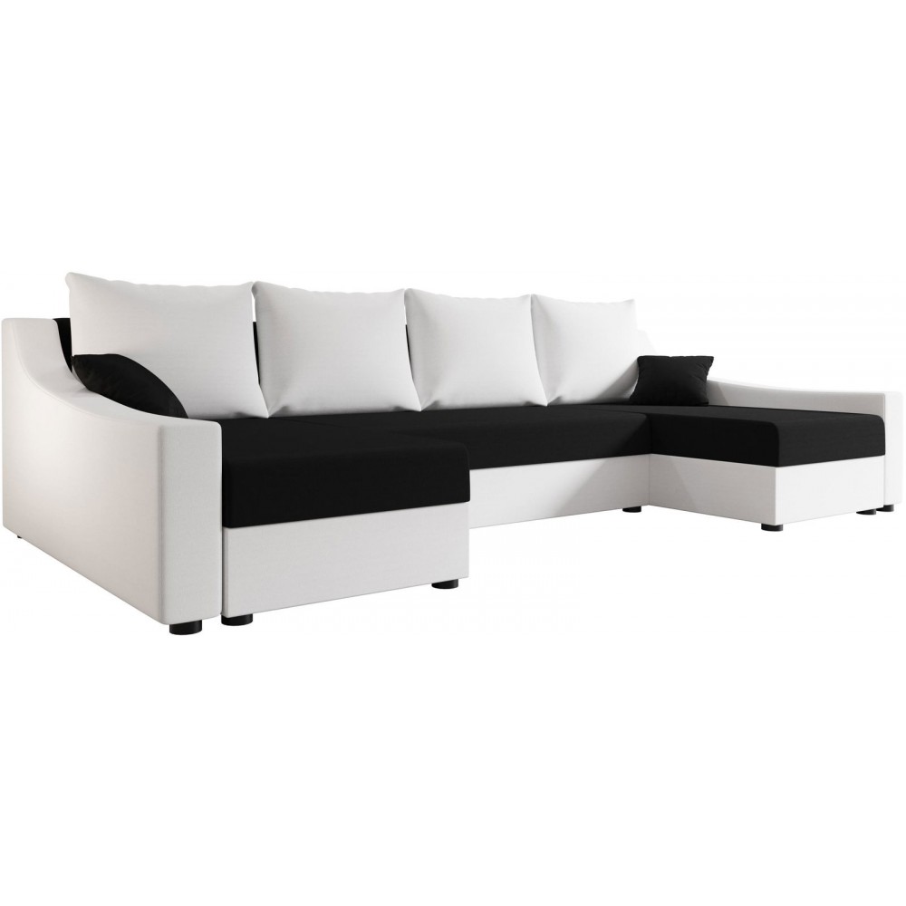 Γωνιακός καναπές Brook U-Leuko-Mauro