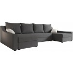 Γωνιακός καναπές Brook U-Gkri Skouro