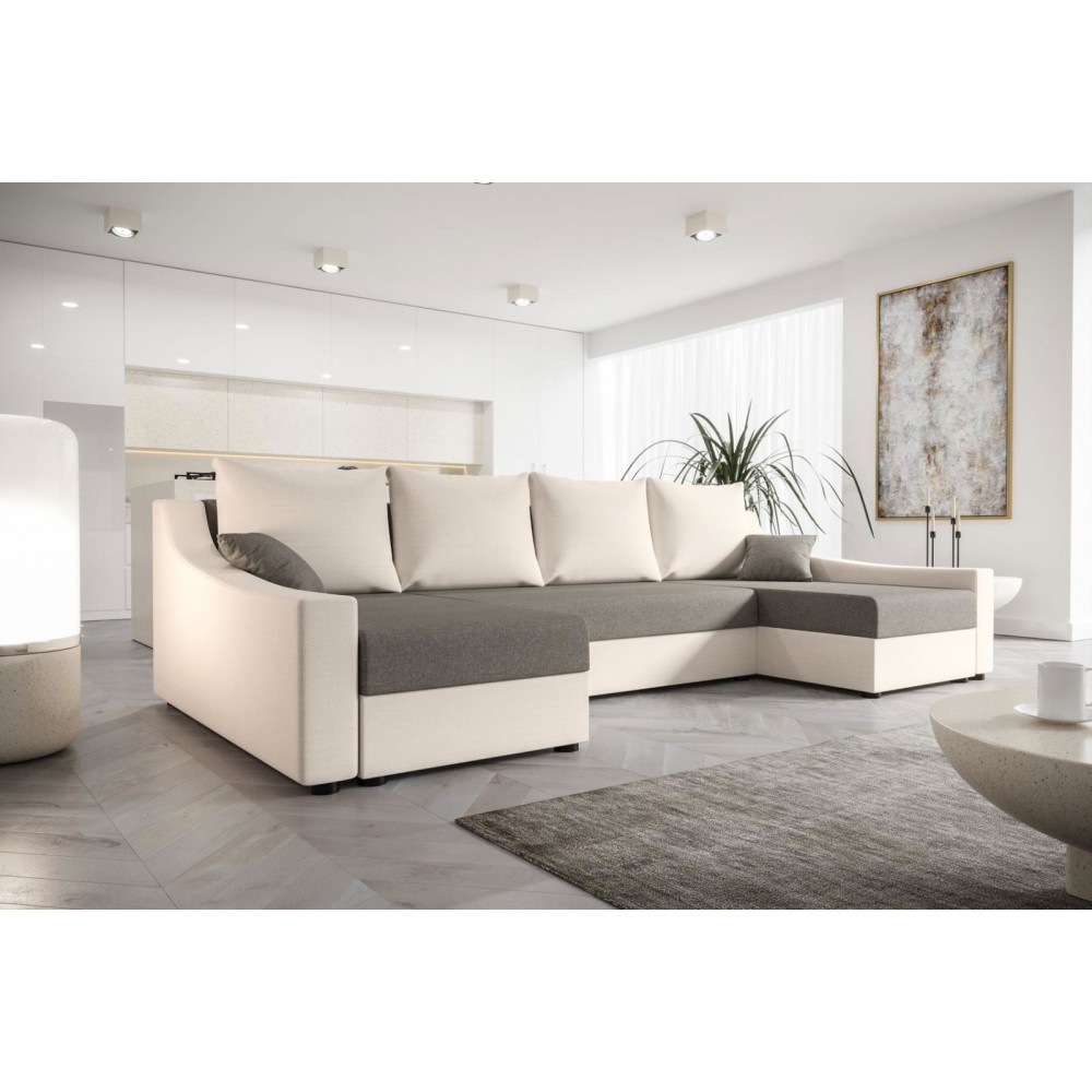 Γωνιακός καναπές Brook U-Mpez-Gkri