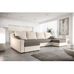 Γωνιακός καναπές Brook U-Mpez-Gkri