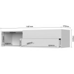 Κρεμαστό έπιπλο τηλεόρασης Spike