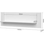 Ράφι κρεμαστό Spike-Μήκος: 116 εκ.