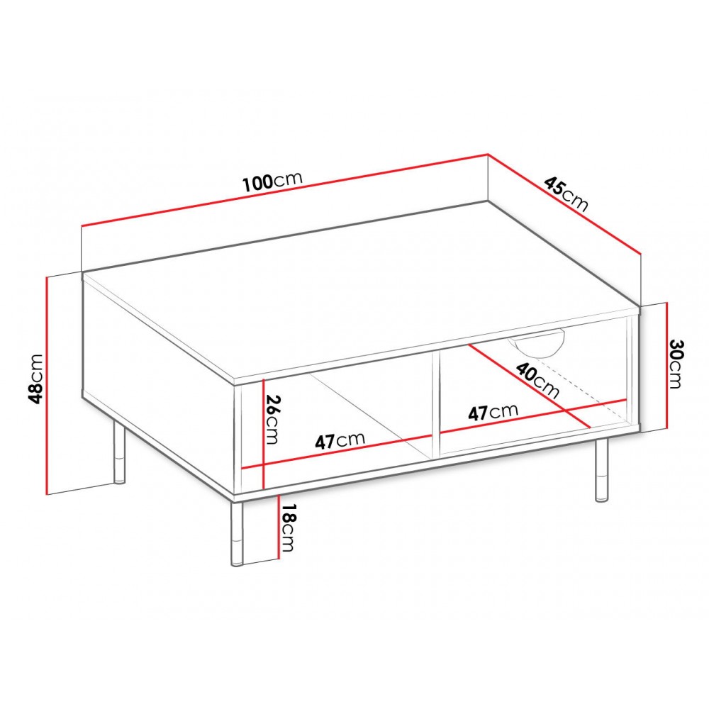 Τραπεζάκι σαλονιού Tevis
