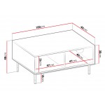 Τραπεζάκι σαλονιού Tevis