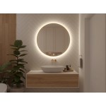 Καθρέφτης Bine A LED-Διάμετρος: 80 εκ.