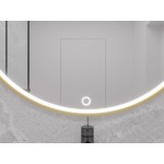 Καθρέφτης Bine L LED-Διάμετρος: 80 εκ.