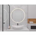 Καθρέφτης Bine L LED-Διάμετρος: 80 εκ.