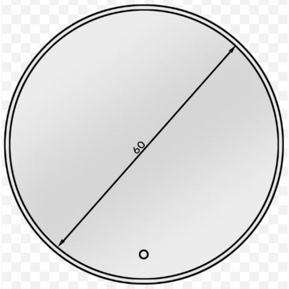 Καθρέφτης Bine L LED-Διάμετρος: 60 εκ.