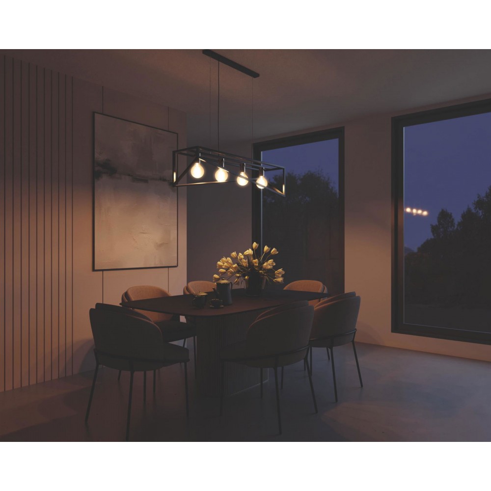 Ράγα οροφής Levi 4φωτη-Mauro-Xriso