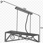 Ράγα οροφής Levi 4φωτη-Mauro-Xriso