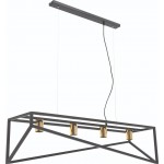 Ράγα οροφής Levi 4φωτη-Mauro-Xriso