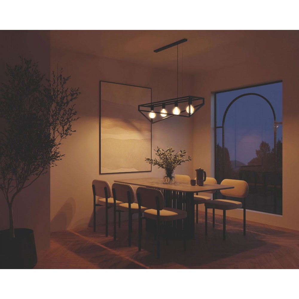 Ράγα οροφής Levi 4φωτη-Mauro